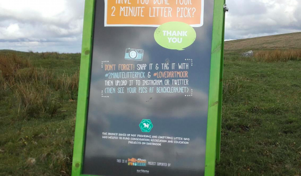 2 minute litter pick returns to Dartmoor The Exeter Daily